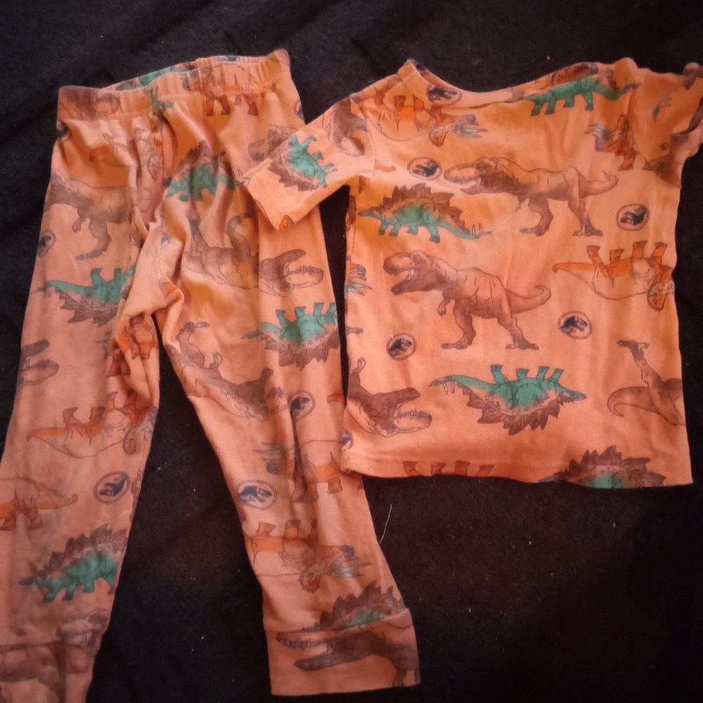 Jurassic Park brand little boys pjs